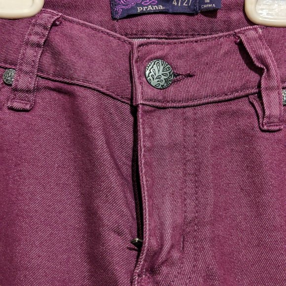 PrAna Kara jeans fuschia size 4/27 - Picture 2 of 9